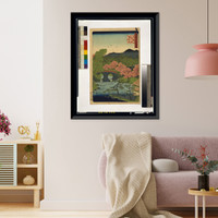 Historic Framed Print, [Japanese Ukiyo-e print] - 1467,  17-7/8" x 21-7/8"