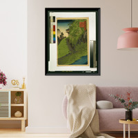 Historic Framed Print, [Japanese Ukiyo-e print] - 1468,  17-7/8" x 21-7/8"