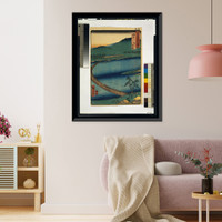 Historic Framed Print, [Japanese Ukiyo-e print] - 1472,  17-7/8" x 21-7/8"