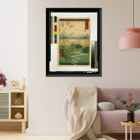 Historic Framed Print, [Japanese Ukiyo-e print] - 1474,  17-7/8" x 21-7/8"