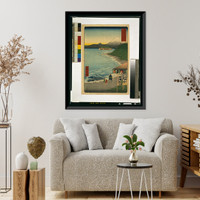 Historic Framed Print, [Japanese Ukiyo-e print] - 1476,  17-7/8" x 21-7/8"