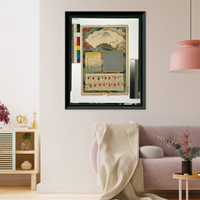 Historic Framed Print, [Japanese Ukiyo-e print] - 1480,  17-7/8" x 21-7/8"