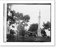 Historic Framed Print, Gettysburg, PA,  17-7/8" x 21-7/8"