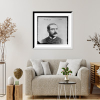 Historic Framed Print, R. Kipling, portrait bust,  17-7/8" x 21-7/8"