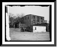 Historic Framed Print, Old Ware House, water [..], SW, [Washington, D.C.],  17-7/8" x 21-7/8"