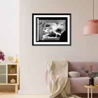 Historic Framed Print, Roosevelt Dam,  17-7/8" x 21-7/8"