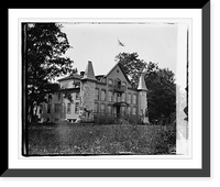 Historic Framed Print, Glen Echo, Clara Barton Chapel, [Maryland],  17-7/8" x 21-7/8"