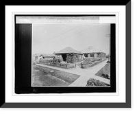 Historic Framed Print, An Alasakan home,  17-7/8" x 21-7/8"