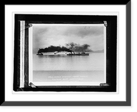 Historic Framed Print, Torpedo Boat Destroyers at Seward, Alaska,  17-7/8" x 21-7/8"