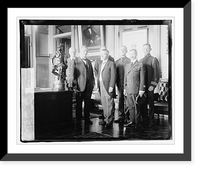Secretary of the Navy, Josephus Daniels being presented a bronze statue by French Ambass, Historic Reproduction