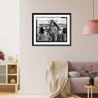 Historic Framed Print, Left: Jus. Jacob Rogers, Mass.; Center: Commander Reed [i.e., Read], N.C. 4; Right: Will,  17-7/8" x 21-7/8"