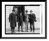 L to R: Sen. Audrius Andrieus Jones, Gov. Frank D. O. Lowden, Sen. Medell Medill M, Historic Print