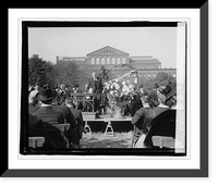 Historic Framed Print, Court House dedication - 7,  17-7/8" x 21-7/8"