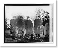 Historic Framed Print, Prince of Wales & V.P. Marshall at Mt. Vernon,  17-7/8" x 21-7/8"