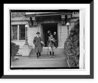 Historic Framed Print, Prince of Wales at French Embassy, [Washington, D.C.],  17-7/8" x 21-7/8"