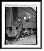 Historic Framed Print, Brakeman Patrick Lance, Pa.,  17-7/8" x 21-7/8"