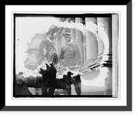 Historic Framed Print, Secty. Baker & Sergt. Willie Sandlin,  17-7/8" x 21-7/8"