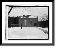 Historic Framed Print, Epiphany Lutheran Church exterior,  17-7/8" x 21-7/8"