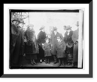 Historic Framed Print, Va. Ship launching of Clemence C. Morse (delivered) - 3,  17-7/8" x 21-7/8"