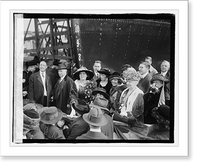 Historic Framed Print, Va. Ship launching of E.A. Morse - 4,  17-7/8" x 21-7/8"