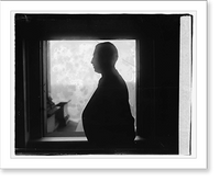 Historic Framed Print, Bainbridge Colby, silhouette - 2,  17-7/8" x 21-7/8"