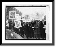 Historic Framed Print, Irish Demonstration, 4/1/20 - 3,  17-7/8" x 21-7/8"