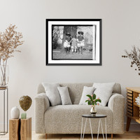 Historic Framed Print, Cha. Conell[?], Glenn[?], 3d Comd. CRP Rodgers, Virginia Alicia Rodgers,  17-7/8" x 21-7/8"