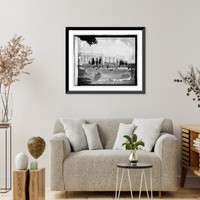 Historic Framed Print, Arlington Amphitheater dedication, 5/15/20 - 3,  17-7/8" x 21-7/8"