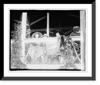Historic Framed Print, Left Mrs. WN Burden Right Mrs. Bromwell Brooks,  17-7/8" x 21-7/8"