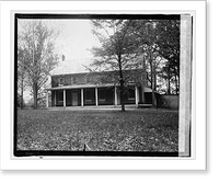 Historic Framed Print, Old Quaker meeting house, Sandy Springs,  17-7/8" x 21-7/8"