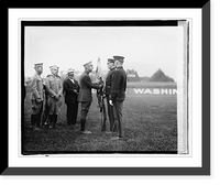 Historic Framed Print, Cadet drill, 1920,  17-7/8" x 21-7/8"