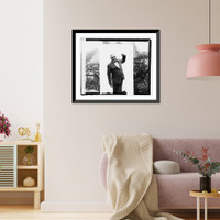 Historic Framed Print, Warren G. Harding - 20,  17-7/8" x 21-7/8"