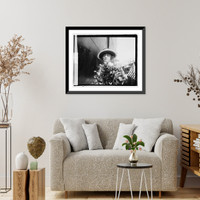 VA Ship Launching of Collen H. Livingston, Antique Wall Art