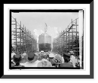 VA Ship Launching of Collen H. Livingston - 2, Vintage Poster