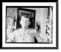 Historic Framed Print, Maj. Gen. Jn. A. Lejeune - 2,  17-7/8" x 21-7/8"