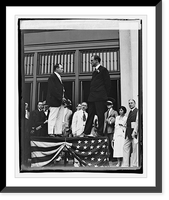 Historic Framed Print, Franklin D. Roosevelt reception, 7/17/20,  17-7/8" x 21-7/8"