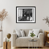Historic Framed Print, Franklin D. Roosevelt reception, 7/17/20 - 2,  17-7/8" x 21-7/8"