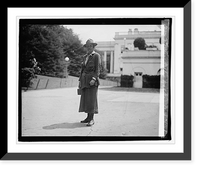 Historic Framed Print, Miss Nellie Walker, 7/26/20,  17-7/8" x 21-7/8"