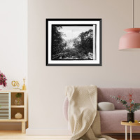 Historic Framed Print, Herald Sheperdstown Tour, Geo. Washington Monument - 4,  17-7/8" x 21-7/8"