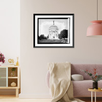 Historic Framed Print, Herald Sheperdstown Tour, MD. State Monument, Antietam,  17-7/8" x 21-7/8"