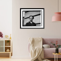 Historic Framed Print, Alderman Harriet Grommalin, Holland, 9/18/20,  17-7/8" x 21-7/8"