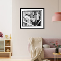 Historic Framed Print, Cardinal Gibbons at cornerstone laying at shrine of the Immaculate Conception - 3,  17-7/8" x 21-7/8"