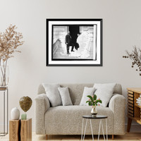 Historic Framed Print, Dr. Matti Helenius Seppala, woman, Finland,  17-7/8" x 21-7/8"