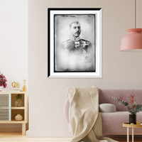 Historic Framed Print, Crown Prince of Denmark, prtrait bust, in uniform,  17-7/8" x 21-7/8"