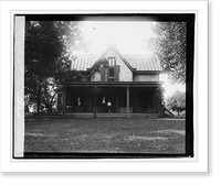 Herald Havre de Grace Tour, John Wilkes Booth House, Bel Air, Historic Print