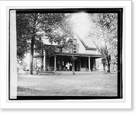 Herald Havre de Grace Tour, John Wilkes Booth House, Bel Air - 2, Vintage Print