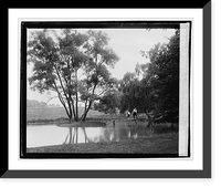 Herald Havre de Grace Tour, lake at John Wilkes Booth House, Vintage Poster
