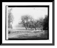 Herald Havre de Grace Tour, lake at John Wilkes Booth House - 2, Vintage Print