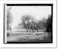 Herald Havre de Grace Tour, lake at John Wilkes Booth House - 2, Vintage Print