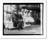 Historic Framed Print, Secty. Meredith on Mayflower,  17-7/8" x 21-7/8"